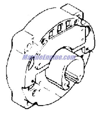 Evinrude Johnson OMC 3852646 - Housing, Rear
