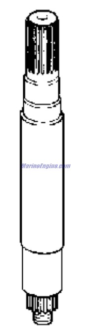 Evinrude Johnson OMC 3852884 - Drive Shaft, Lower