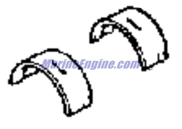 Evinrude Johnson OMC 3853045 - Bearing, .001 U/S