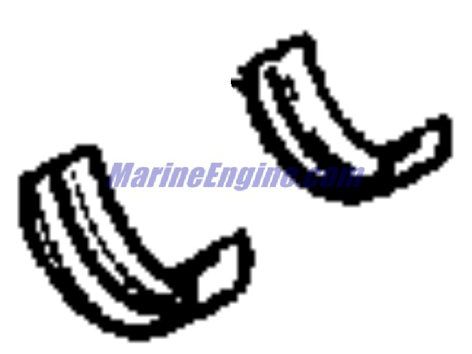 Evinrude Johnson OMC 3853050 - Bearing, .001 U/S