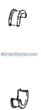 Evinrude Johnson OMC 3853121 - Bearing, Standard