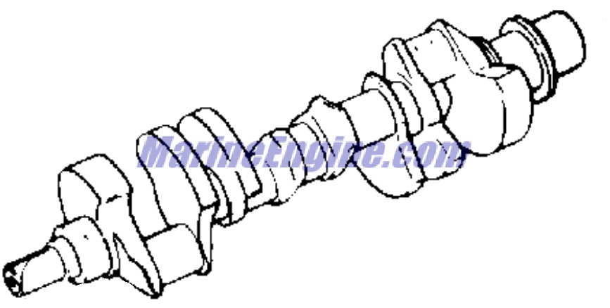 Evinrude Johnson OMC 3853156 - CrankShaft