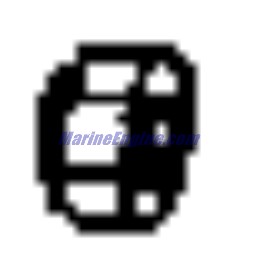 Evinrude Johnson OMC 3853273 - Nut, Lock