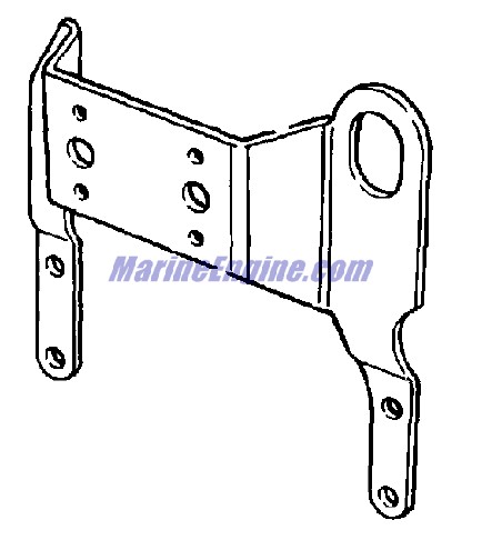 Evinrude Johnson OMC 3853374 - Bracket, Breaker