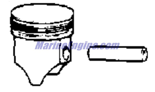 Evinrude Johnson OMC 3853476 - Piston, .001 O/S