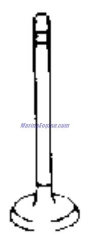 Evinrude Johnson OMC 3853487 - Exhaust Valve/Std