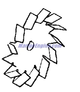 Evinrude Johnson OMC 3853756 - Fan