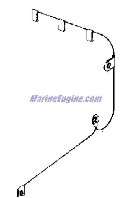 Evinrude Johnson OMC 3853848 - Ground Wire, 3-Loop