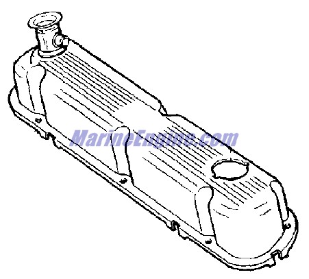 Evinrude Johnson OMC 3853907 - Valve Cover, Port