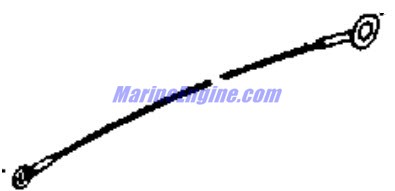 Evinrude Johnson OMC 3853927 - Ground Strap, Bracket to Engine