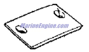 Evinrude Johnson OMC 3853931 - Cover & Insert Assembly