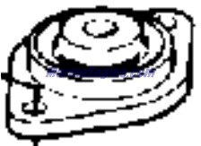 Evinrude Johnson OMC 3853972 - Mount Assembly, Rear