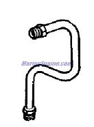 Evinrude Johnson OMC 3854024 - Fuel Line, Filter to Pump, 5.8 Litre Models