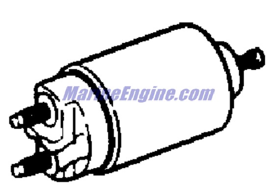 Evinrude Johnson OMC 3854194 - Solenoid Assembly