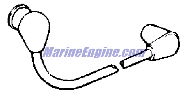 Evinrude Johnson OMC 3854210 - Lead Assembly, Ht 37.25