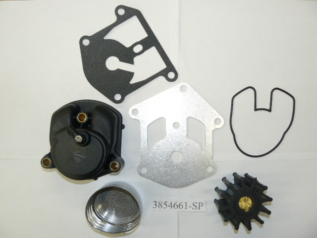 Evinrude Johnson OMC 3854661 - Water Pump Repair Kit, King Cobra with Housing