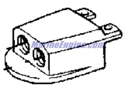 Evinrude Johnson OMC 3854662 - Adaptor & Connector Assembly