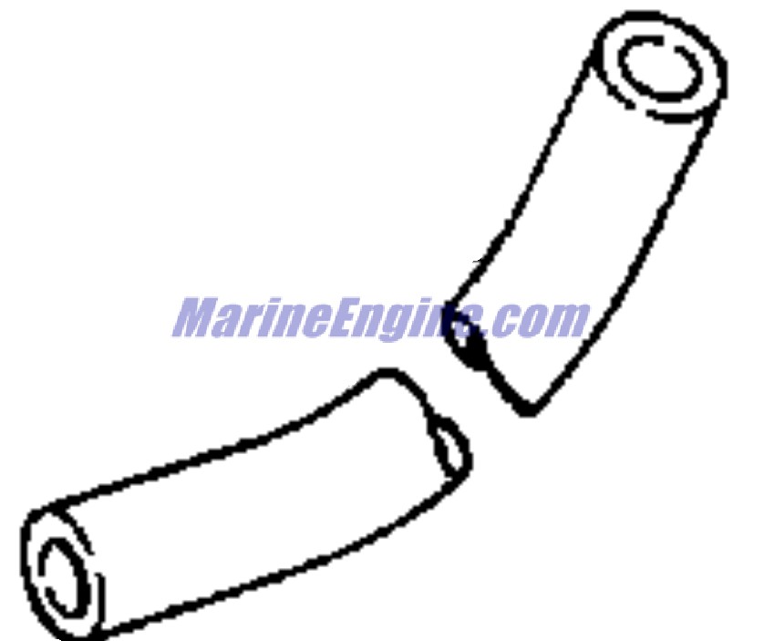 Evinrude Johnson OMC 3854848 - Hose, Power Steering, Oil, and Cooling applicaitons