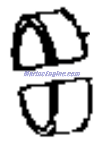 Evinrude Johnson OMC 3854955 - Bearing, Connecting Rod, Standard