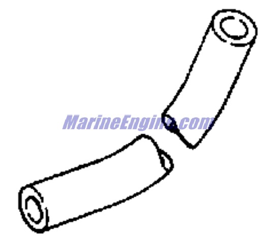 Evinrude Johnson OMC 3855678 - Hose, Vp 4.3 96