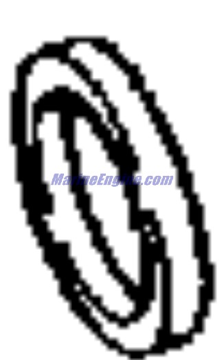 Evinrude Johnson OMC 3855732 - CrankShaft Seal V/6 96