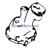 Evinrude Johnson OMC 3856125 - Oil Pump Assembly -3854950