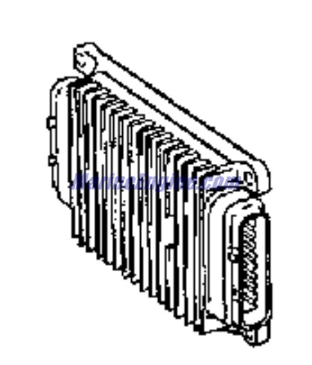 Evinrude Johnson OMC 3856896 - Module & Decal Assembly