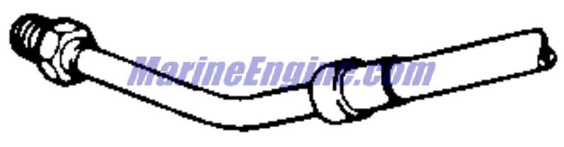Evinrude Johnson OMC 3857524 - Oil Line Assembly