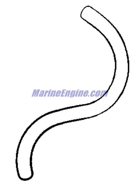 Evinrude Johnson OMC 3857843 - Hose, Manifold