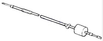 Evinrude Johnson OMC 5000031 - Throttle Cable Assembly