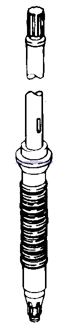 Evinrude Johnson OMC 5000174 - Drive Shaft Assembly 20