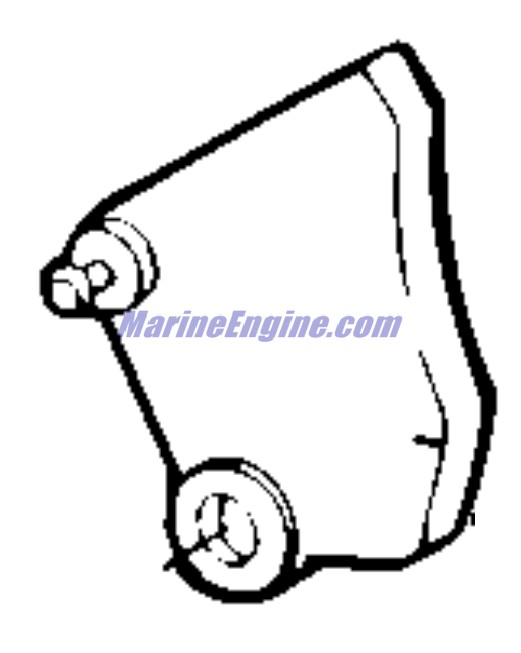 Evinrude Johnson OMC 5000489 - Throttle Cam & Pin Assembly