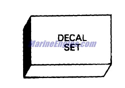 Evinrude Johnson OMC 5000529 - Decal Set