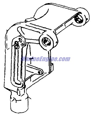 Evinrude Johnson OMC 5000697 - Swivel Bracket Assembly