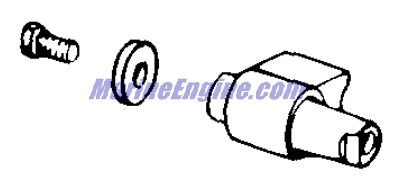 Evinrude Johnson OMC 5000760 - Upper Mount Assembly