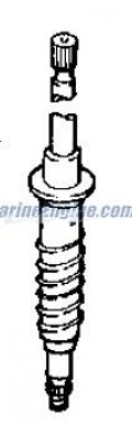 Evinrude Johnson OMC 5000776 - Drive Shaft Kit Assembly -25