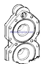 Evinrude Johnson OMC 5001559 - Cylinder Head Assembly - Port