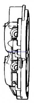 Evinrude Johnson OMC 5001560 - Cylinder Head Assembly - Stbd