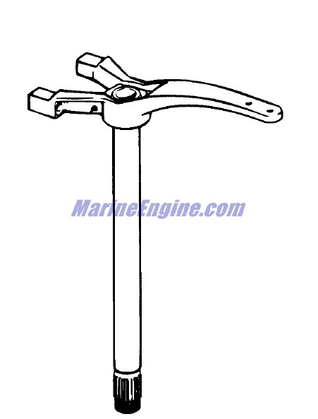 Evinrude Johnson OMC 5001910 - Arm & Shaft Assembly, Steering