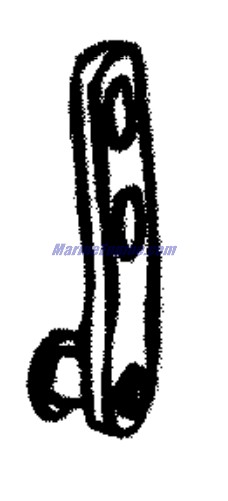 Evinrude Johnson OMC 5001931 - Hook Assembly