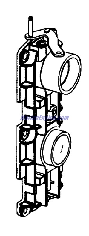 Evinrude Johnson OMC 5004325 - Throttle Body Assembly