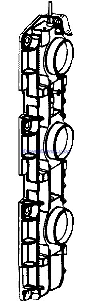 Evinrude Johnson OMC 5004326 - Throttle Body Assembly