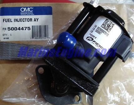 Evinrude Johnson OMC 5004475 - Fuel Injector Assembly - Port
