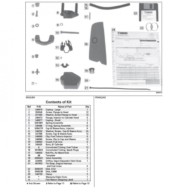 Evinrude Johnson OMC 5004550 - Pds Strap Kit Assembly