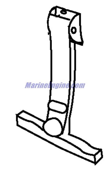 Evinrude Johnson OMC 5004690 - Latch Assembly