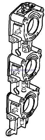 Evinrude Johnson OMC 5005105 - Throttle Body Assembly