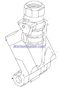 Evinrude Johnson OMC 5005113 - Hydraulic Assembly 135-155 FFI