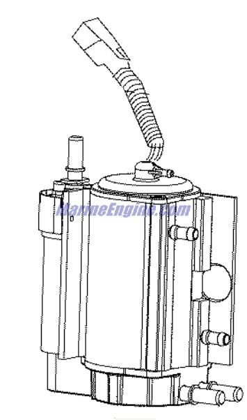 Evinrude Johnson OMC 5005177 - Fuel Pump And Reservoir