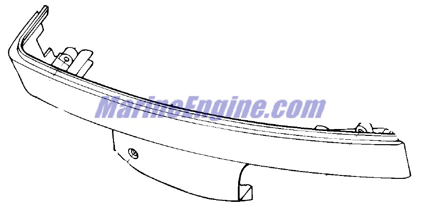 Evinrude Johnson OMC 5005221 - Lower Motor Cover Assembly