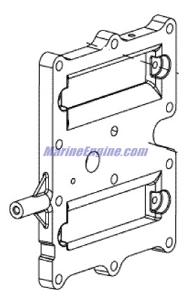Evinrude Johnson OMC 5005279 - Reed Plate Assembly